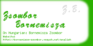 zsombor bornemisza business card